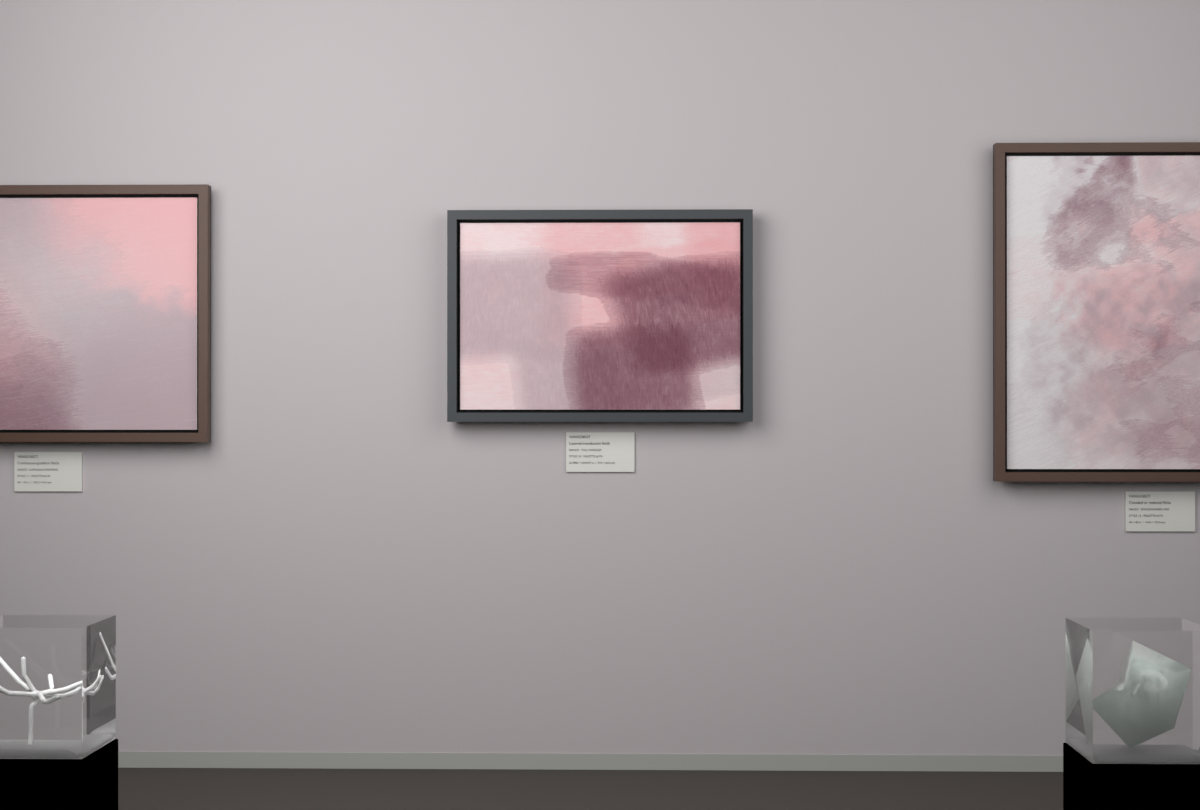 Tall Passages · gallery context room view
