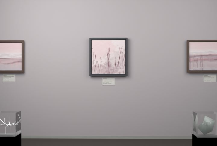 Botanical Reed Crossing — Botanical composition, palette 174