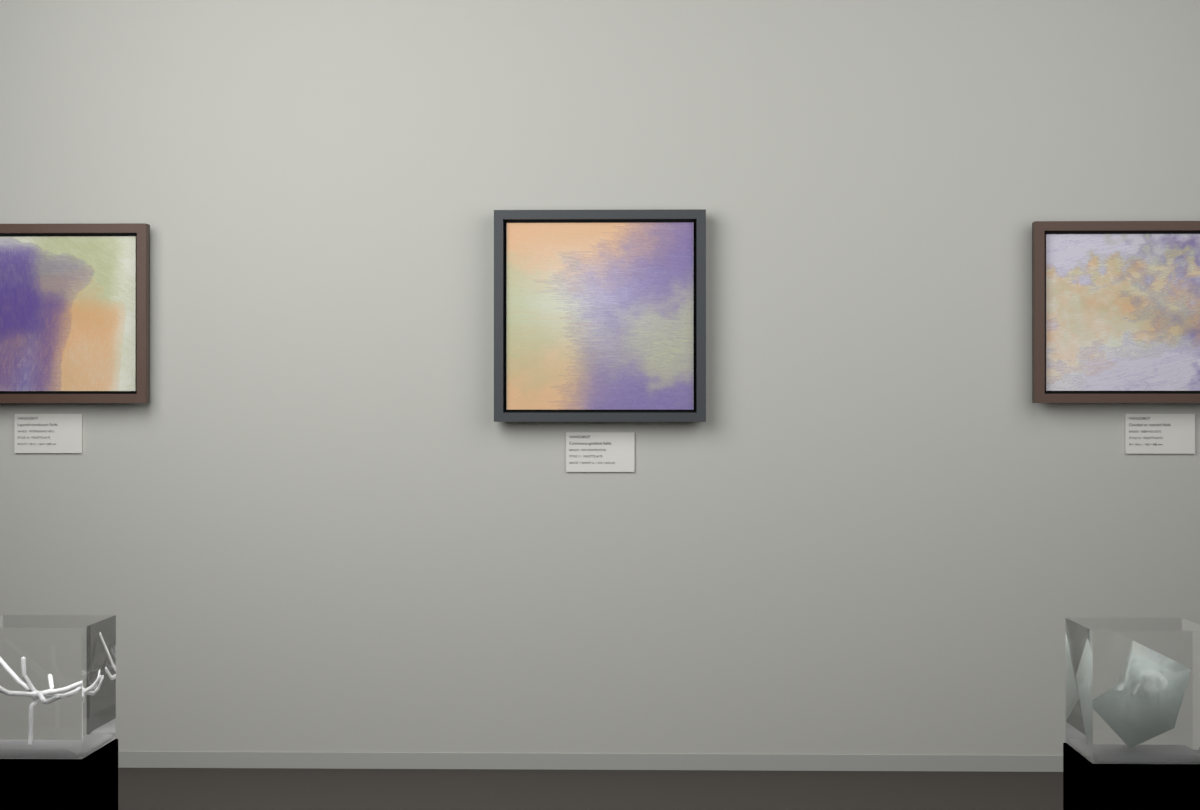 Off-Centre Pool · gallery context room view