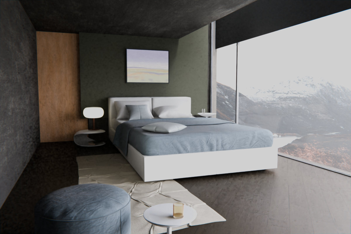 Shallow Tidal Planes · over bed room view