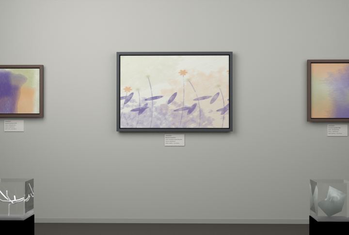Botanical Wildflower Slope — Botanical composition, palette 175
