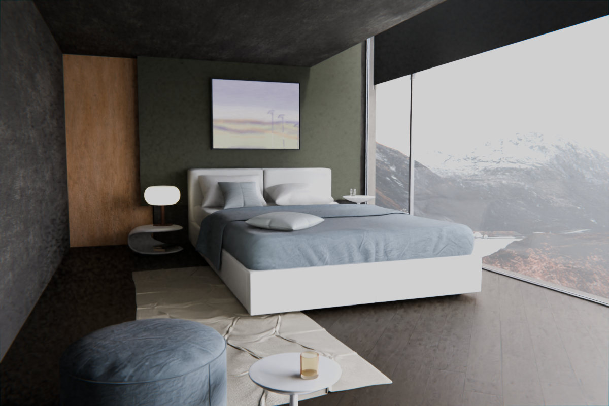 Broken Distant Bank · Distant Seed Bank · over bed room view