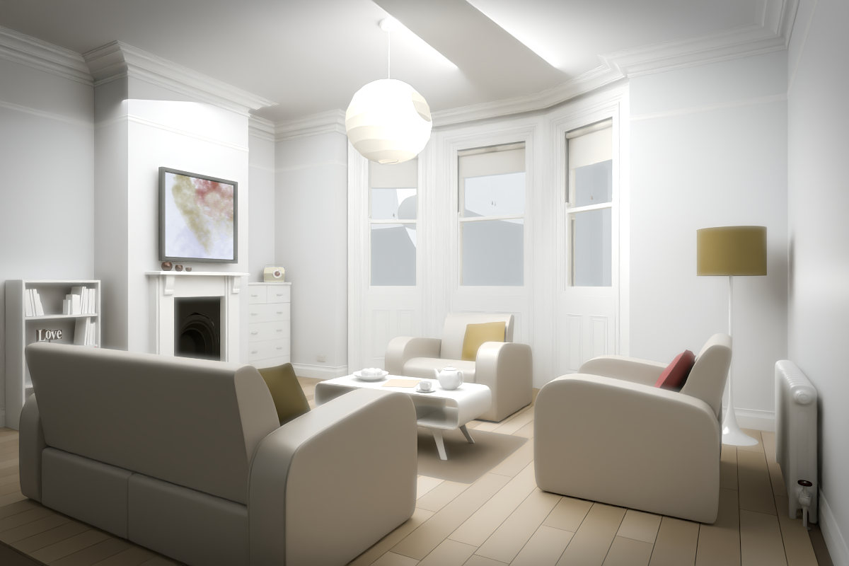 Broken Archipelago · white original room view