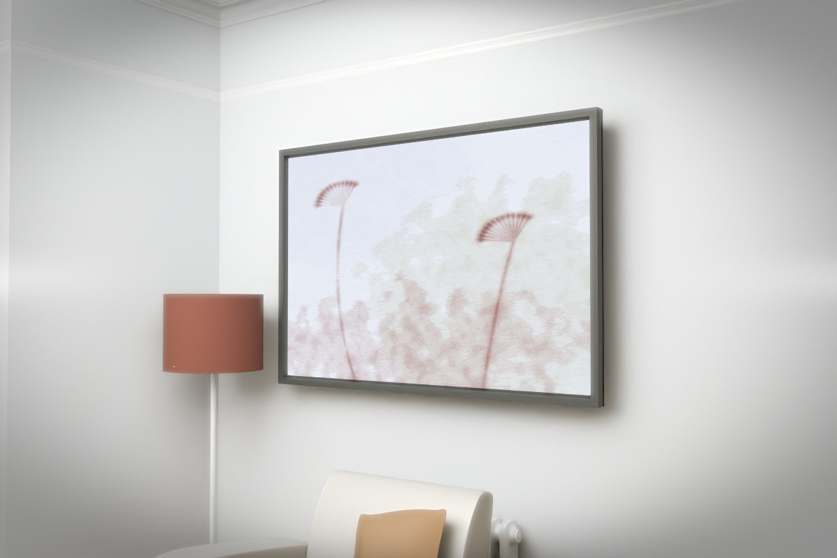 Botanical Umbel Constellation · white right context room view