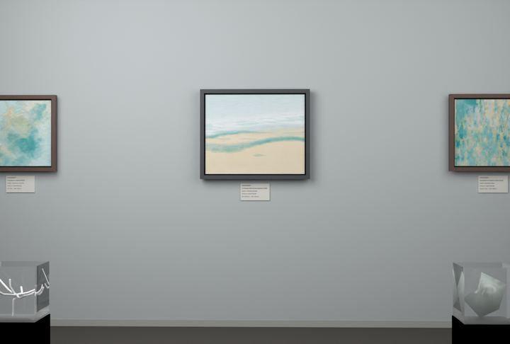Receding Shore — Landscape-derived atmospheric fields, palette 178