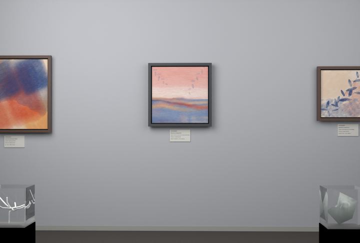 Shallow Tidal Planes · Veiled Canopy Bend — Botanical composition, palette 179
