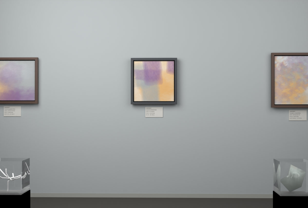 Tall Passages · gallery context room view