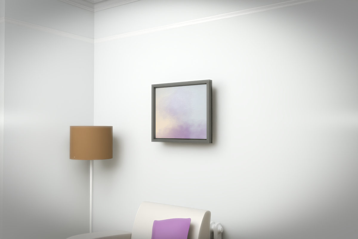 Luminous Crossing · white right context room view