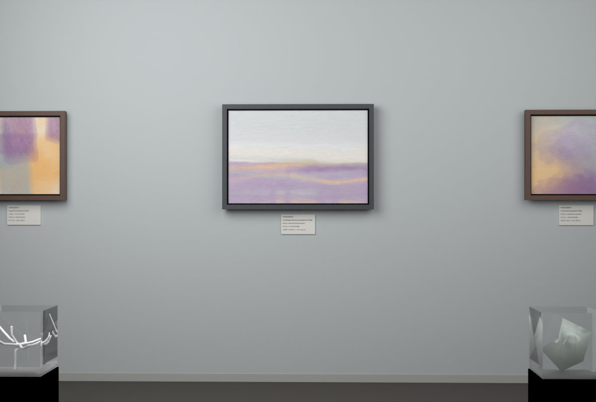 Broken Distant Bank · gallery context room view