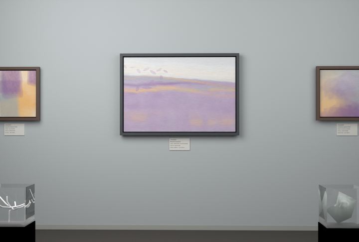 Open Water · Olive Sky Passage — Botanical composition, palette 180