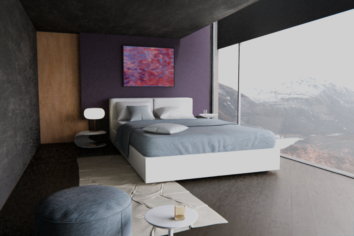 Lateral Erosion · over bed room view