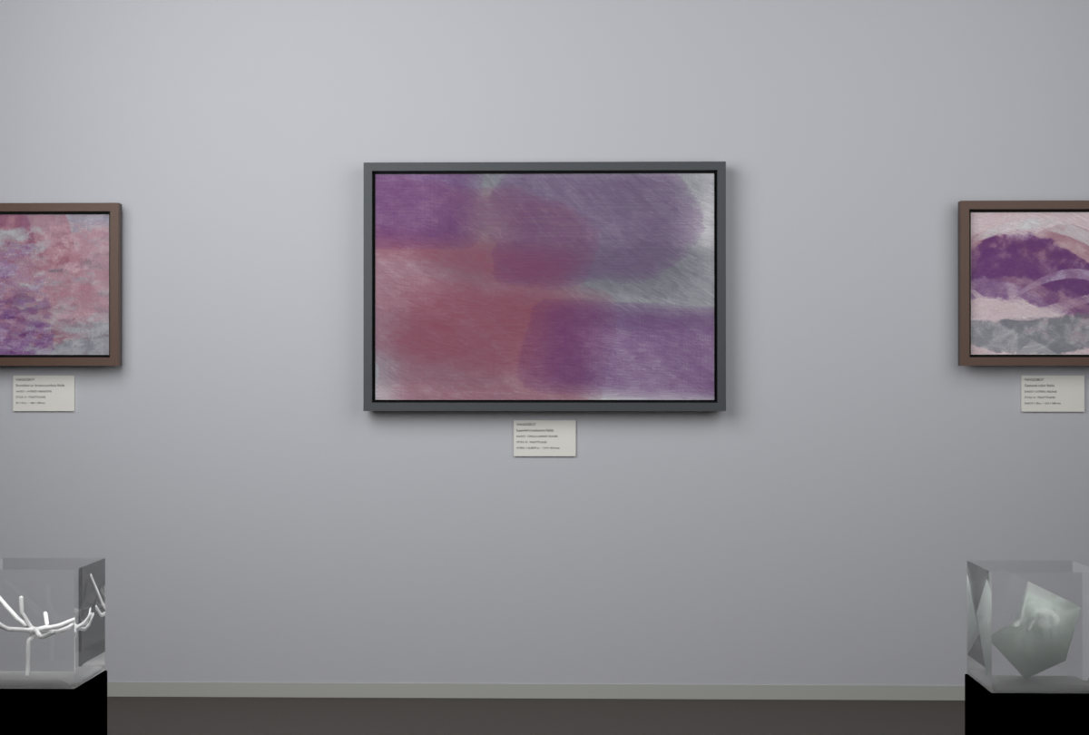Cross-Current Planes · gallery context room view