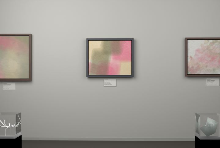 Open Centre — Layered translucent fields, palette 184