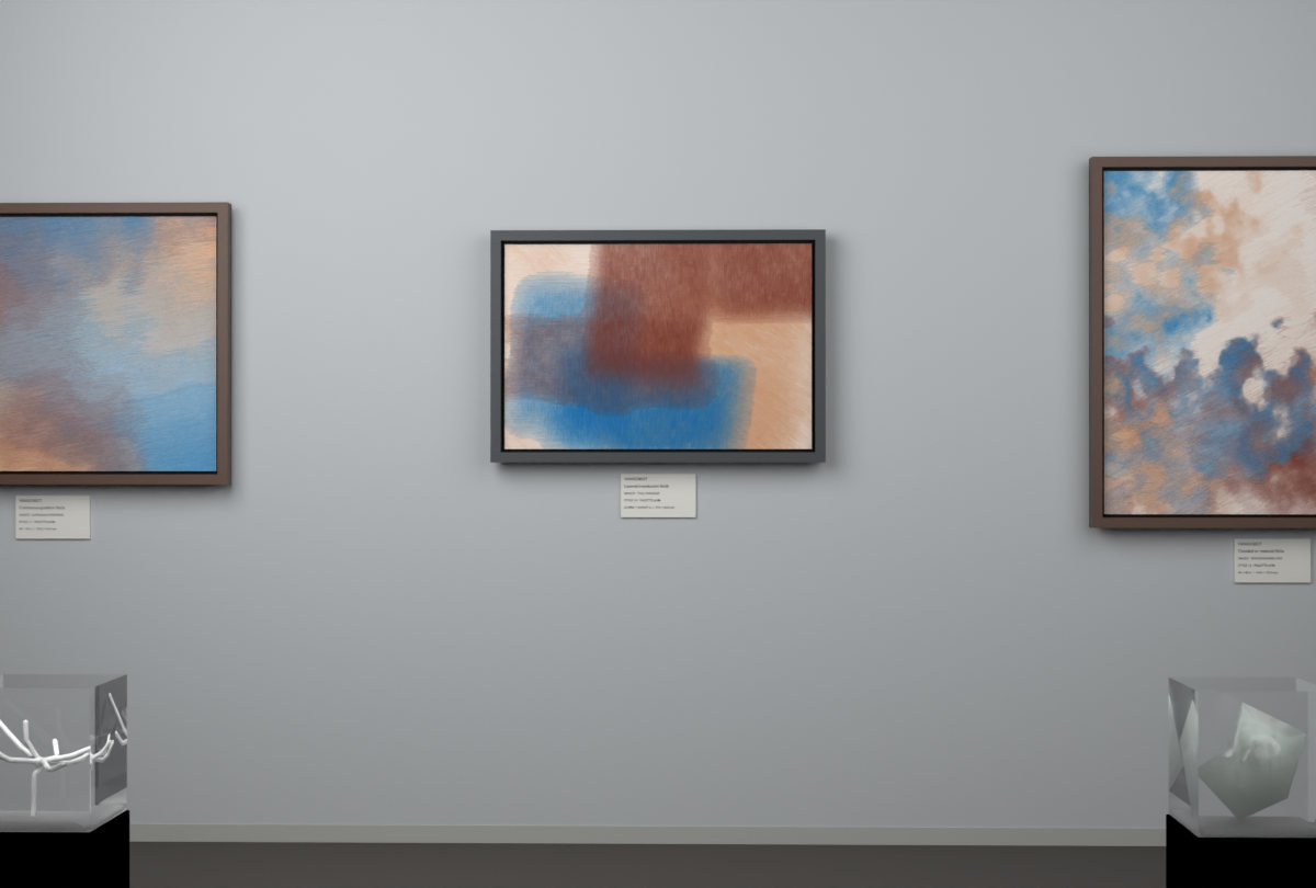 Tall Passages · gallery context room view