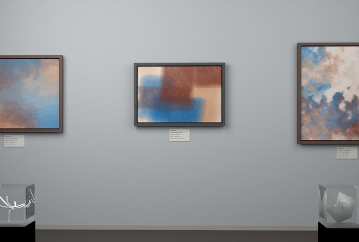 Tall Passages — Layered translucent fields, palette 186