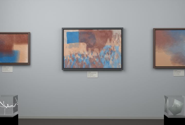 Vertical Scrapes — Scumbled or broken-surface fields, palette 186