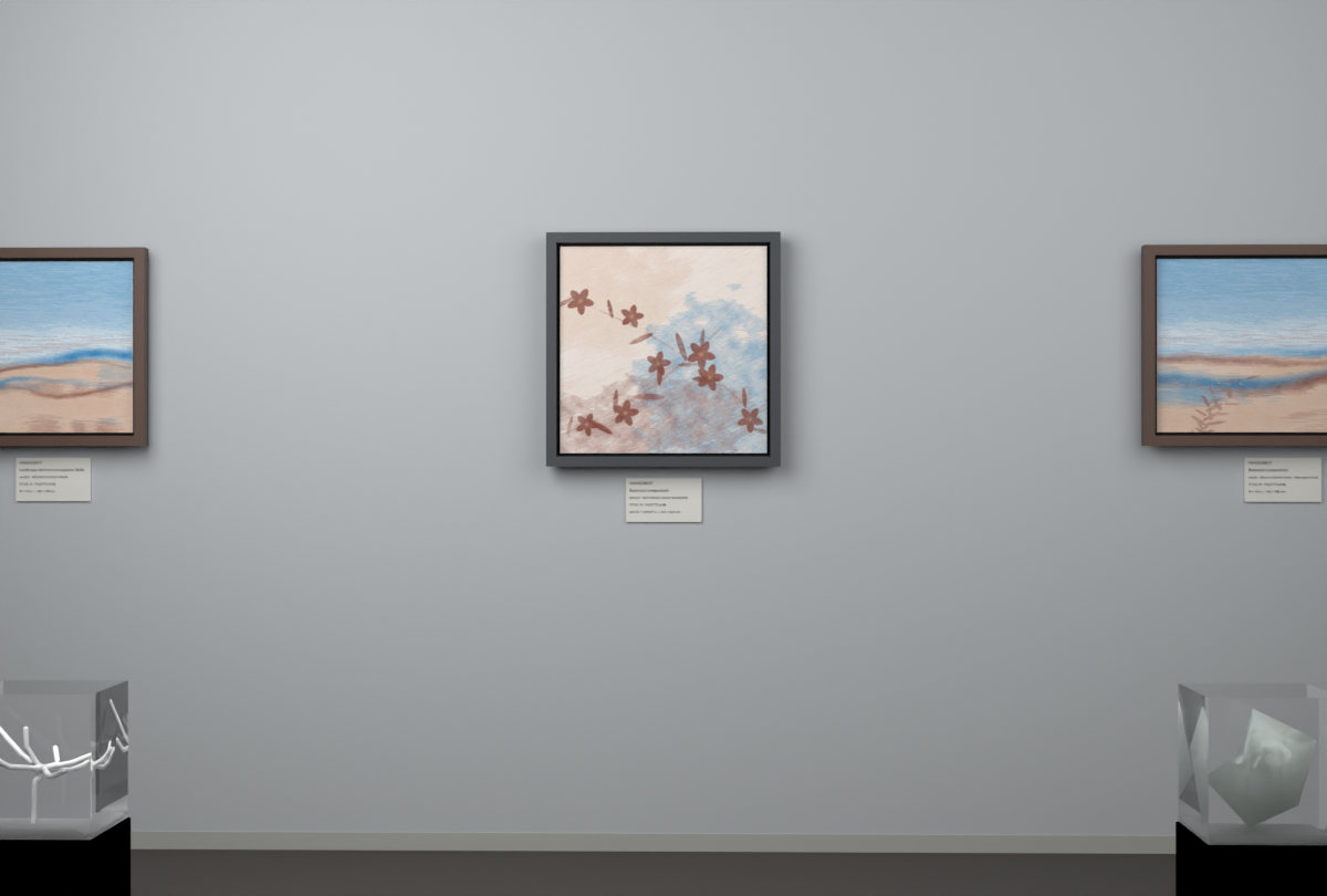 Botanical Night Blossoms · gallery context room view