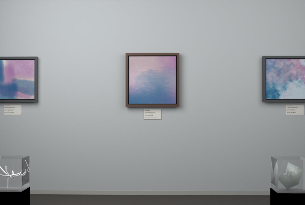 Off-Centre Pool · gallery context room view