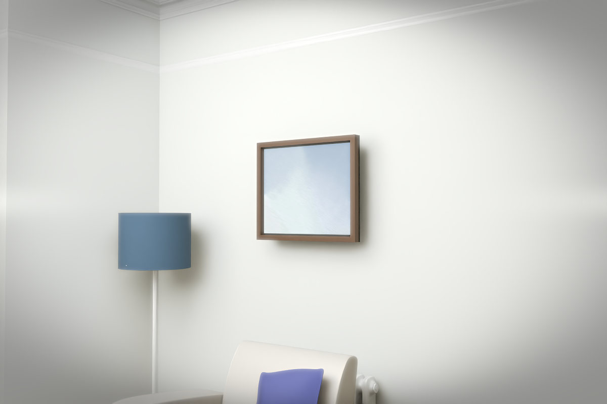 Diagonal Breath · white right context room view