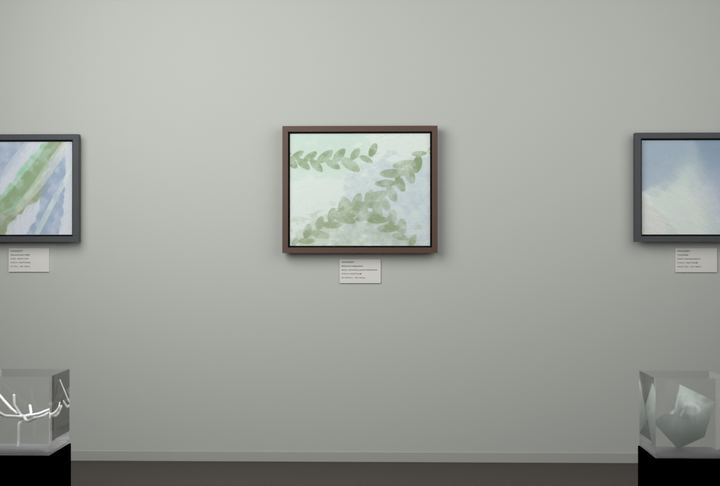 Botanical Canopy From Below — Botanical composition, palette 188
