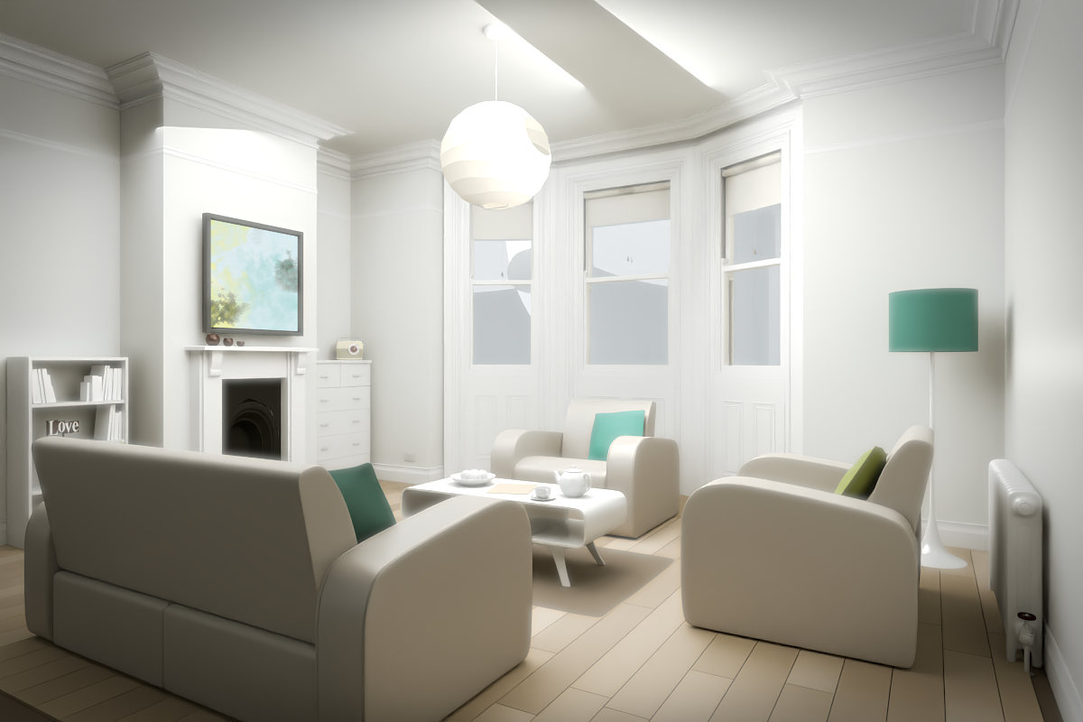 Broken Archipelago · white original room view