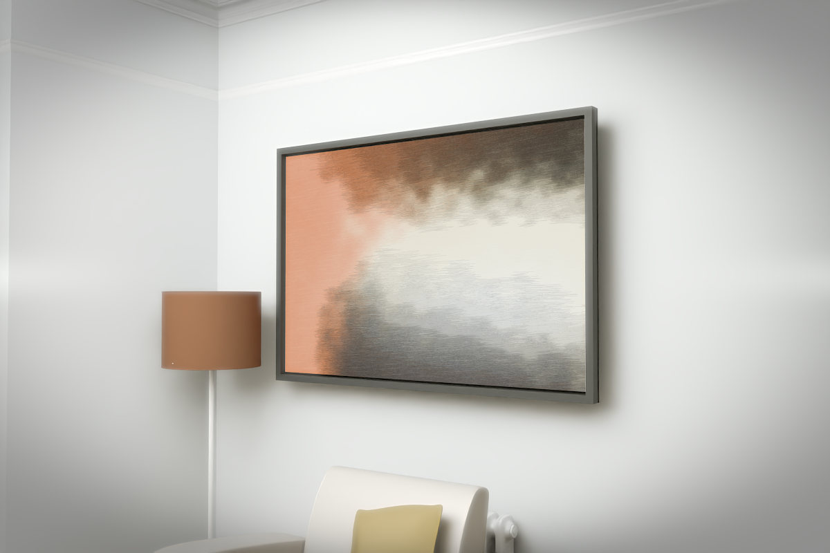 Enveloping Haze · white right context room view