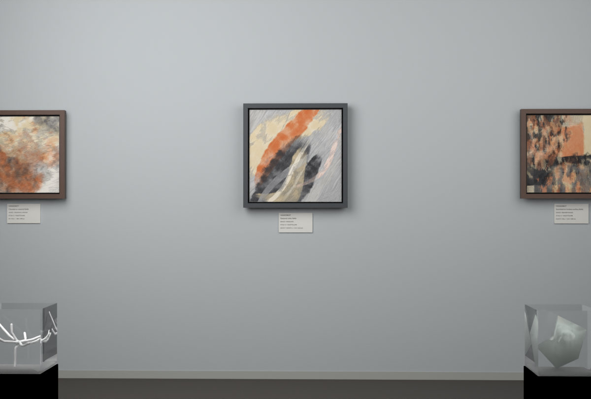 Rising Arc · gallery context room view
