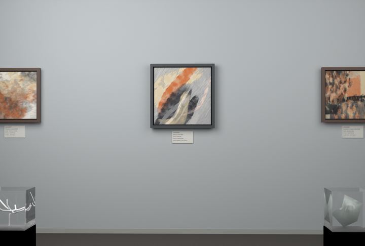 Rising Arc — Gestural color fields, palette 190