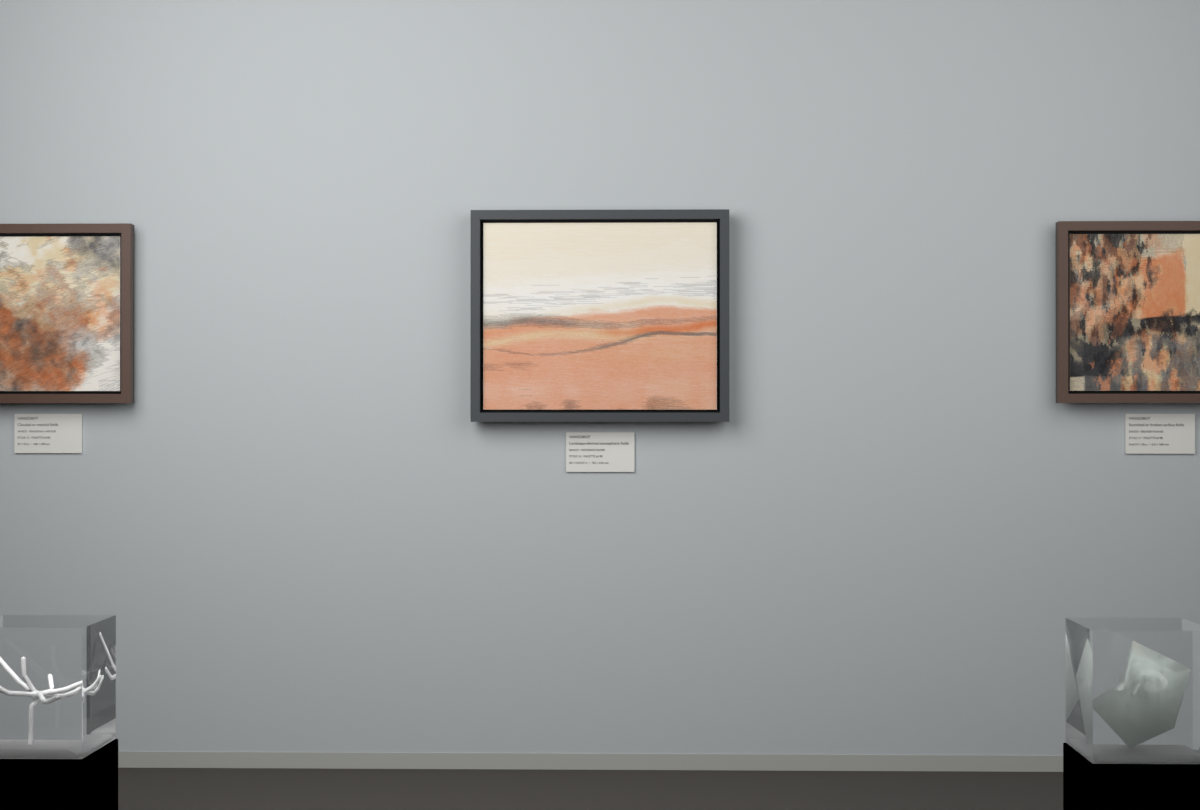 Receding Shore · gallery context room view