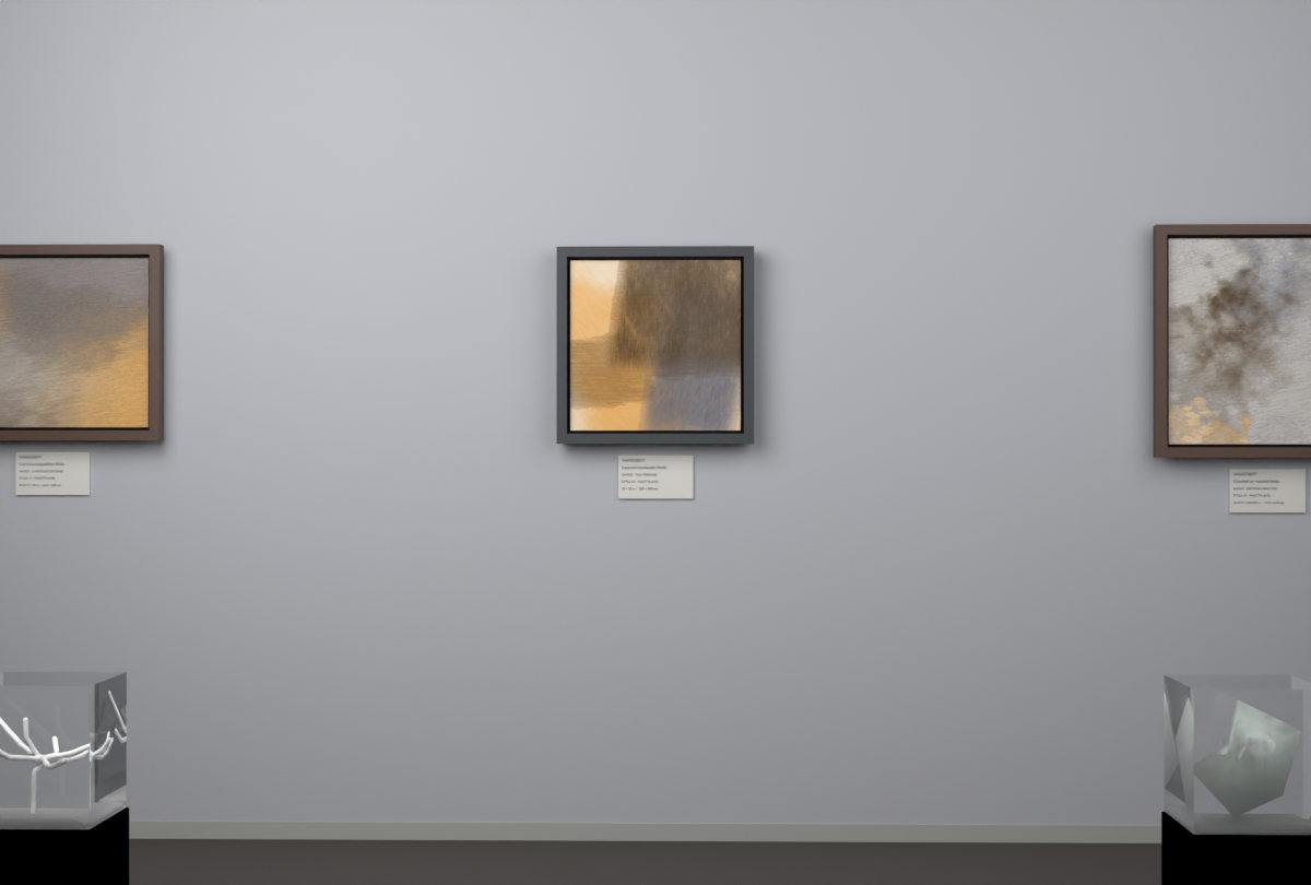 Tall Passages · gallery context room view