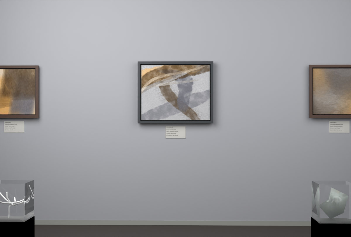 Crossing Gestures · gallery context room view