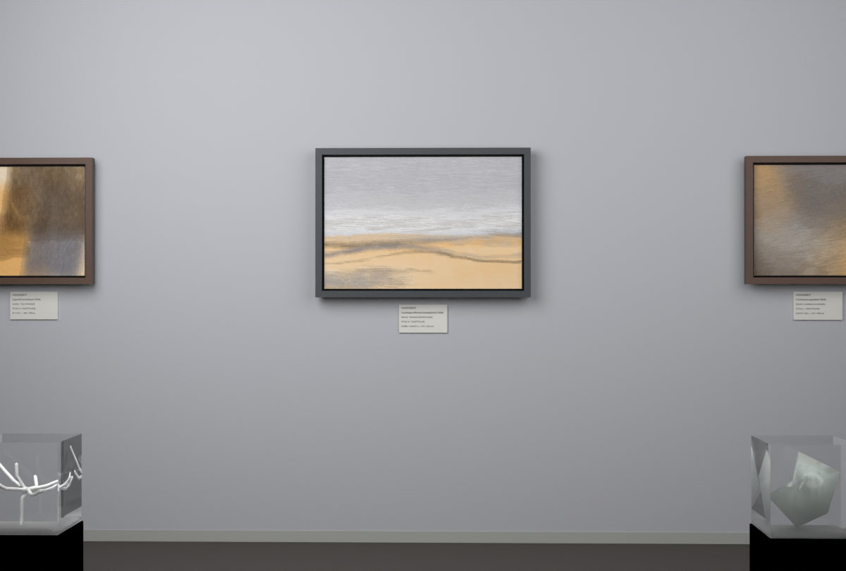 Broken Distant Bank · gallery context room view