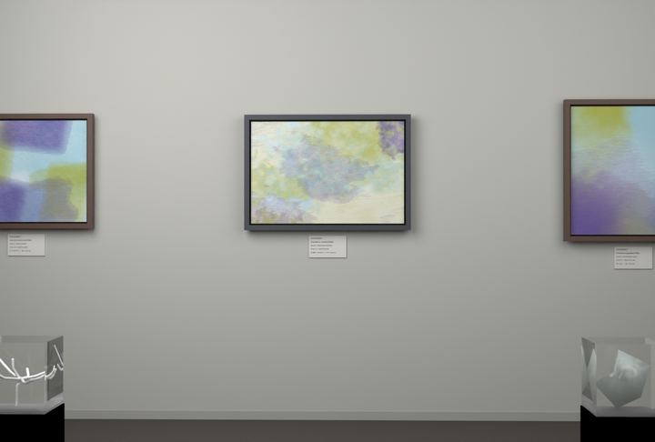 Diagonal Vapour — Clouded or mottled fields, palette 196