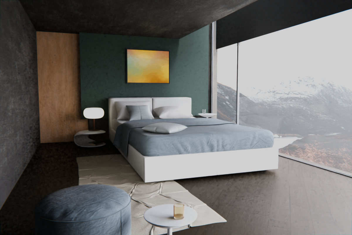 Luminous Crossing · over bed room view