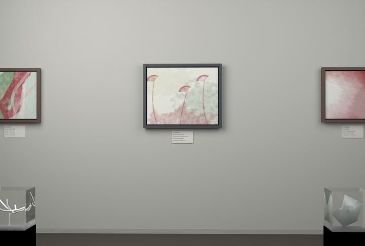 Botanical Umbel In Mist — Botanical composition, palette 200