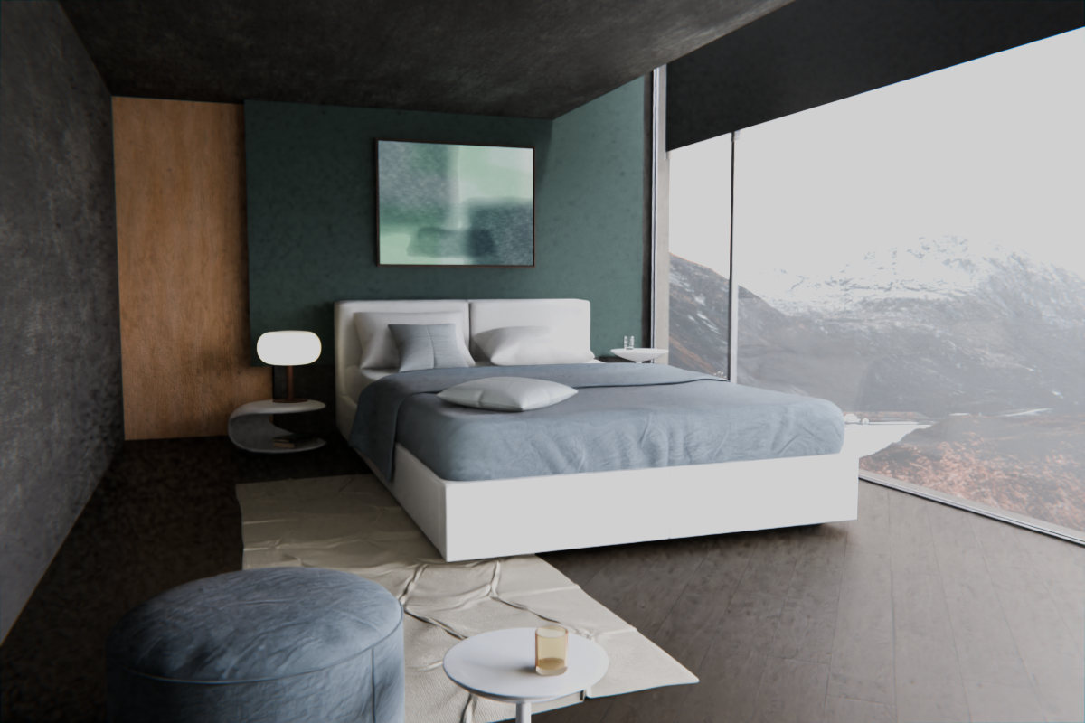 Open Centre · over bed room view