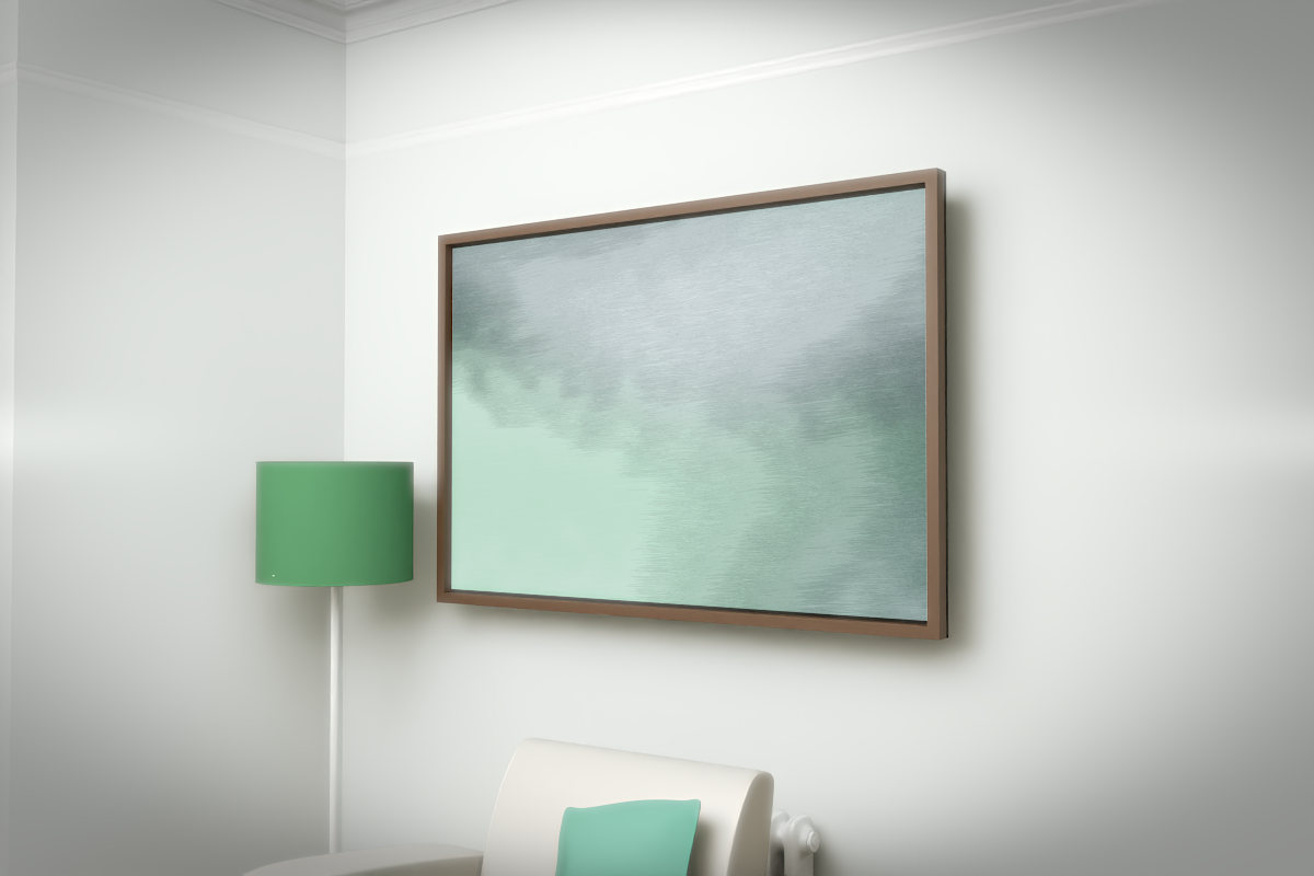 Enveloping Haze · white right context room view