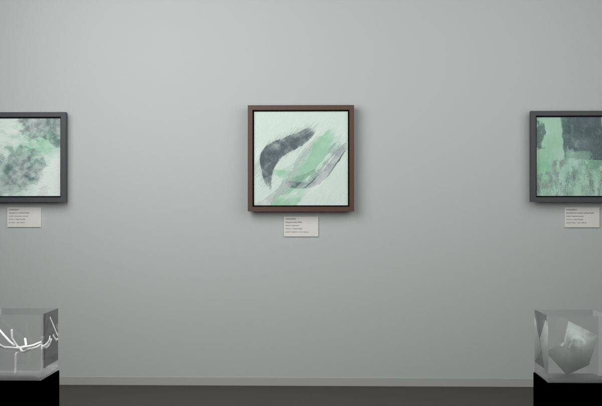 Rising Arc · gallery context room view