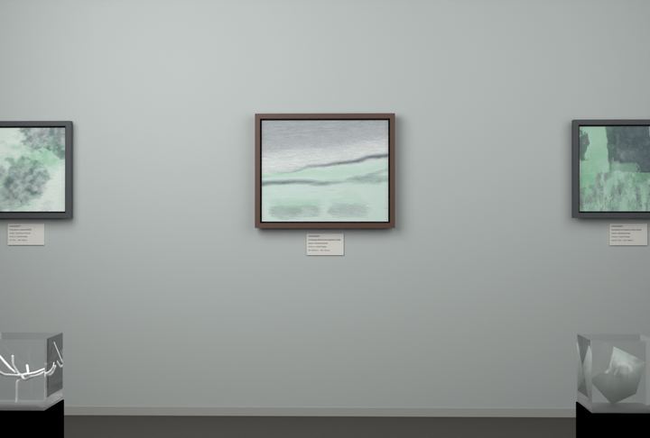 Receding Shore — Landscape-derived atmospheric fields, palette 202