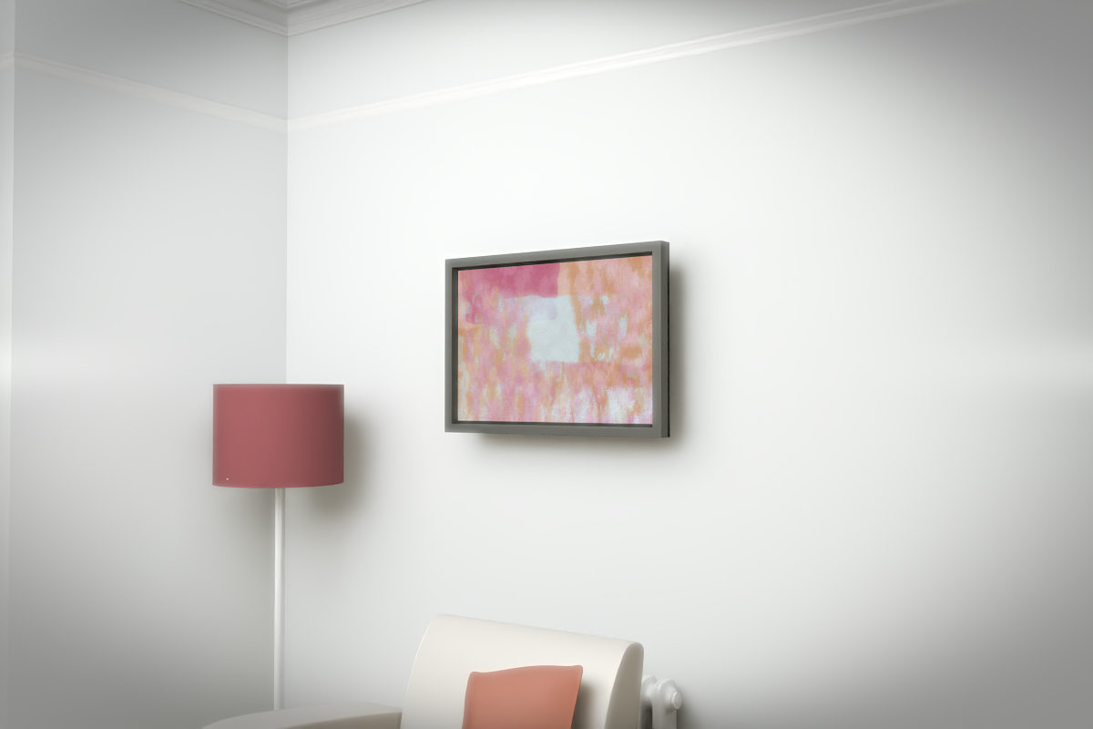 Vertical Scrapes · white right context room view
