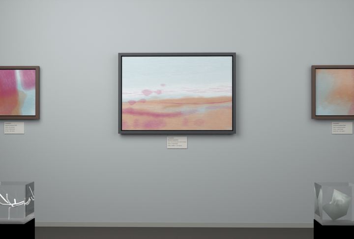 Shallow Tidal Planes · Ginkgo Lightbreak — Botanical composition, palette 204
