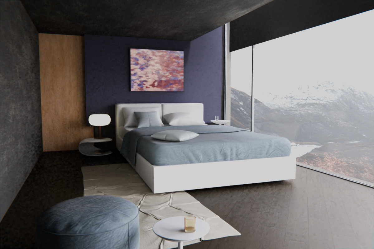 Lateral Erosion · over bed room view