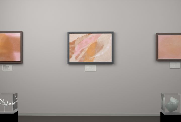 Broad Turn — Gestural color fields, palette 206