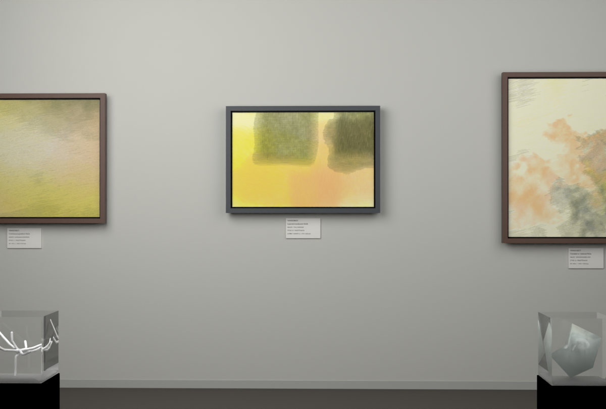 Tall Passages · gallery context room view