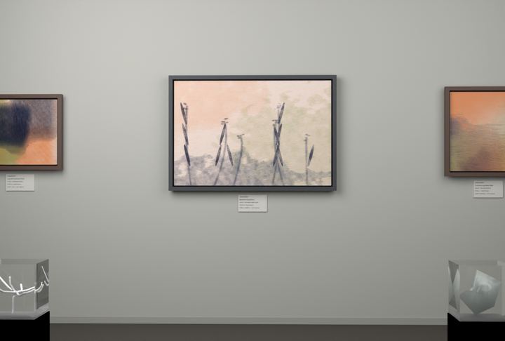 Botanical Reed Light — Botanical composition, palette 211
