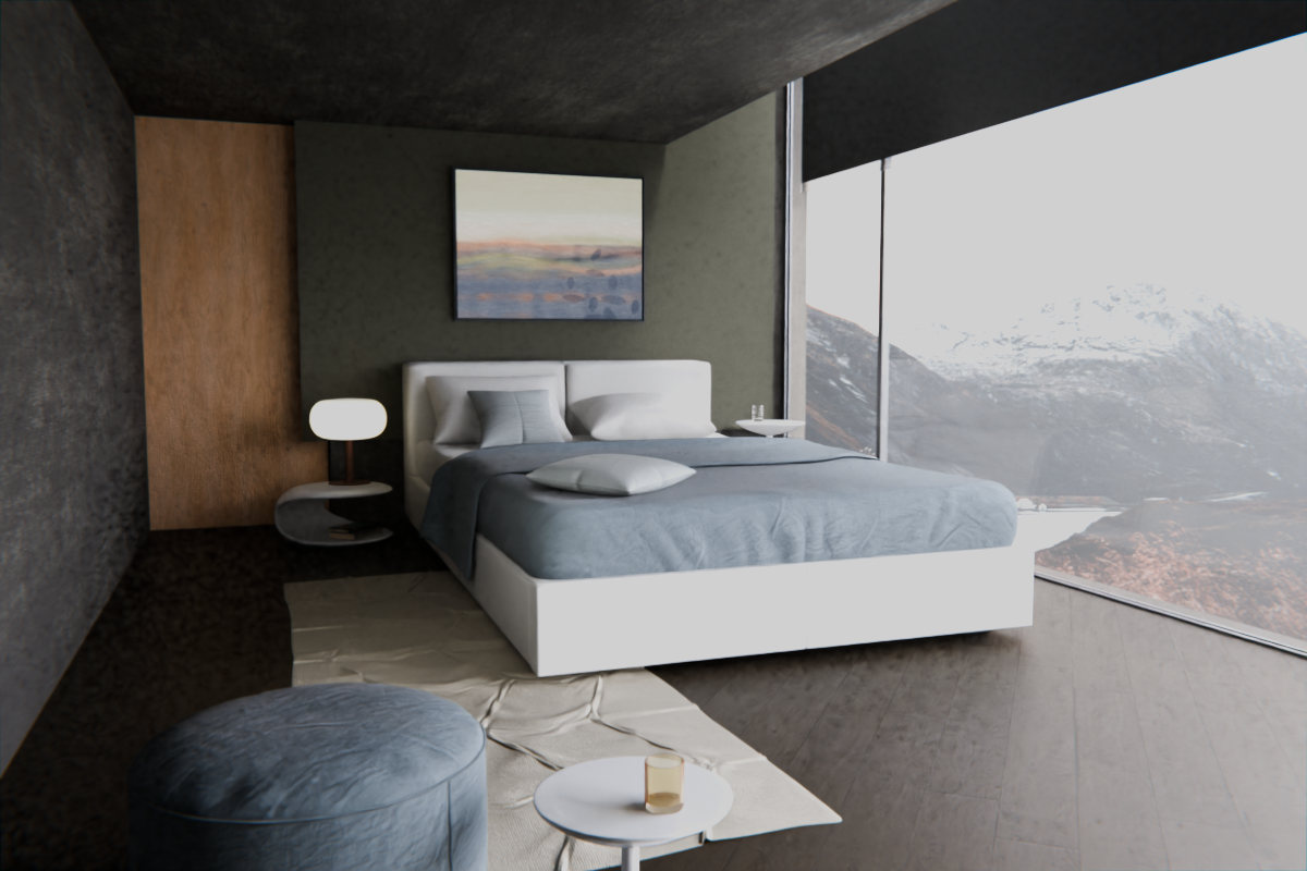 Low Estuary · Broad Leaves At Dusk · over bed room view