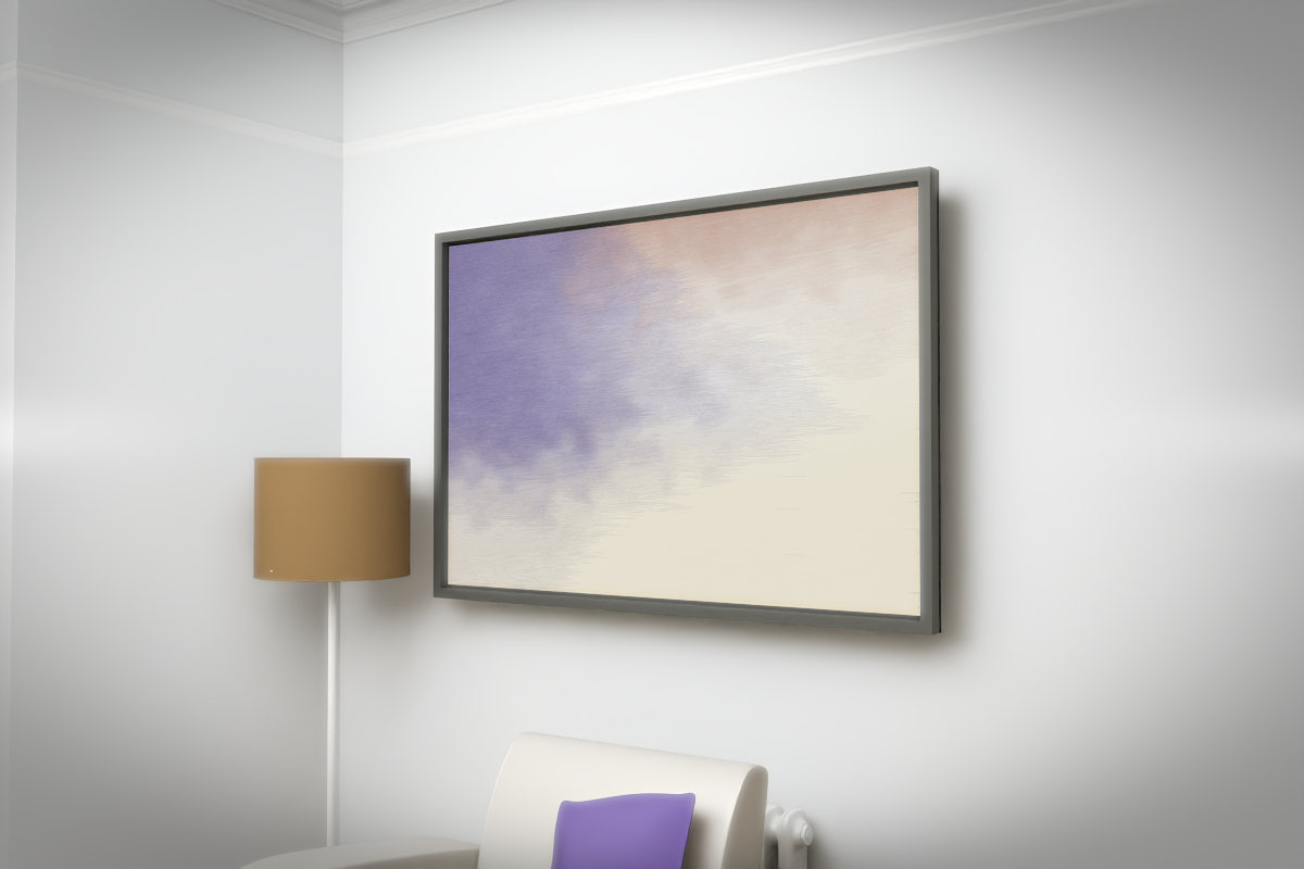 Enveloping Haze · white right context room view