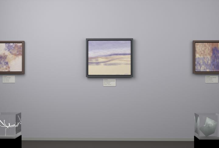 Receding Shore — Landscape-derived atmospheric fields, palette 214
