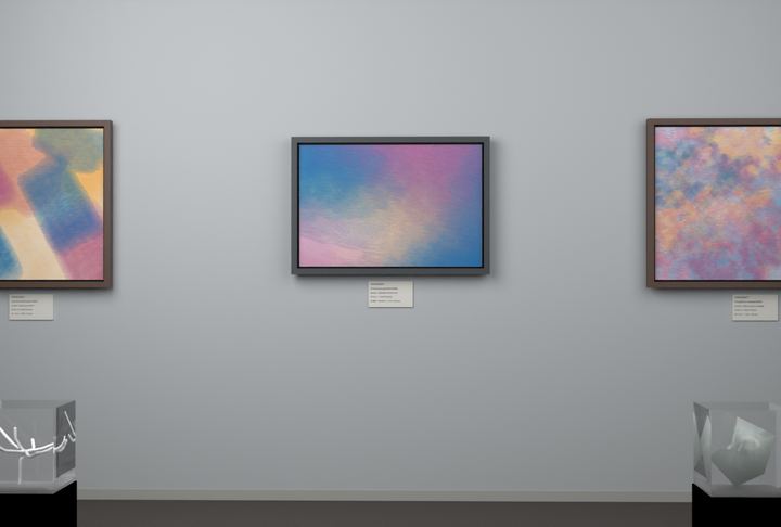 Oblique Transition — Continuous-gradient fields, palette 215