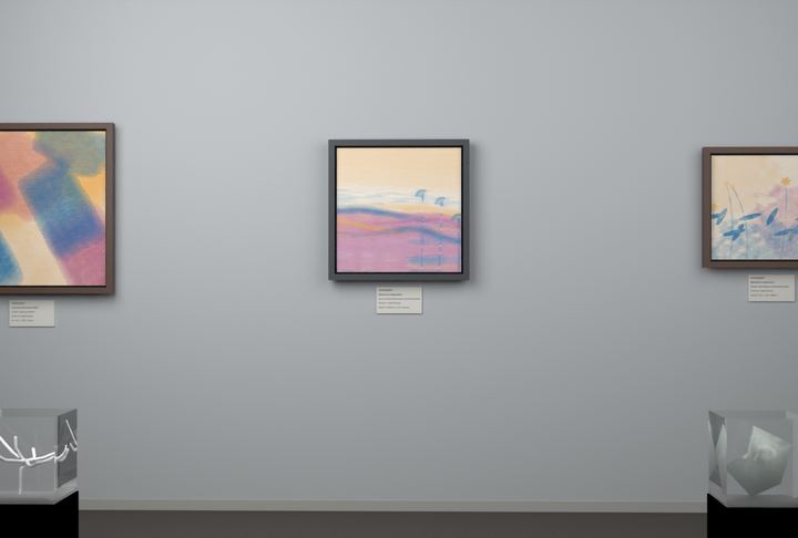 Broken Distant Bank · Distant Seed Bank — Botanical composition, palette 215